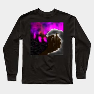 Aurora, Pink Sky Lights Long Sleeve T-Shirt